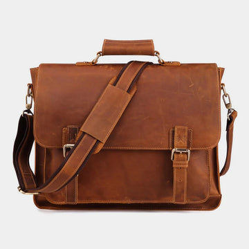 Lethara Daily Leather Briefcase for Professionals On the Go