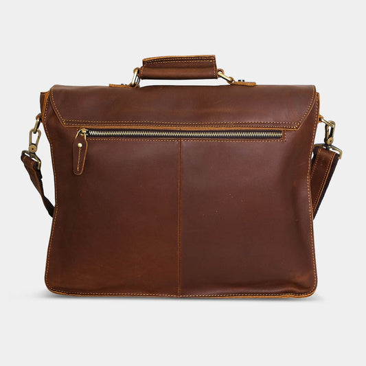 Lethara Daily Leather Briefcase for Professionals On the Go