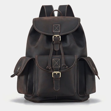 Lethara Vacationer Leather Backpack for Explorers