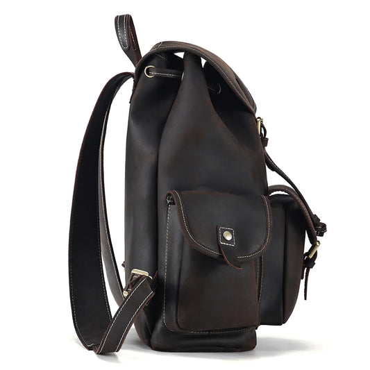 Lethara Vacationer Leather Backpack for Explorers