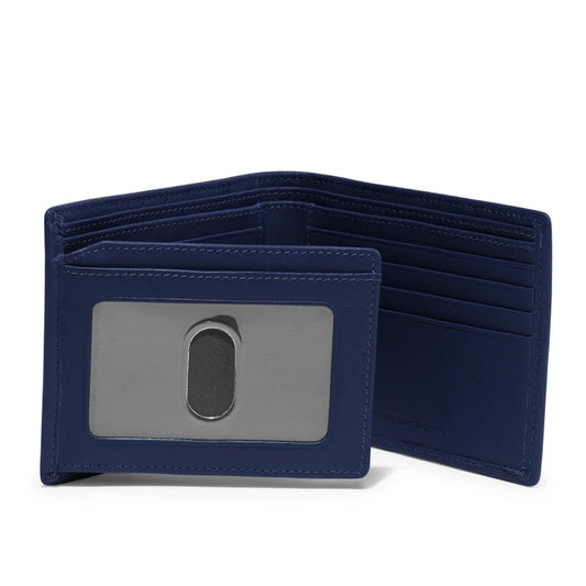 The Bifold Leather Wallet with Flap offering Compact and Sleek style
