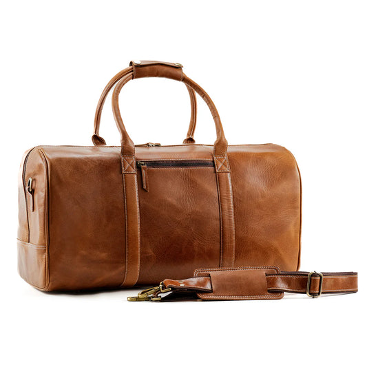 The Full Grainer Leather Duffle with Unmatched Durability