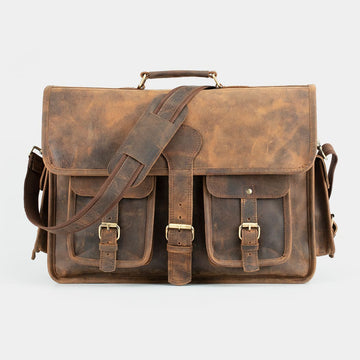 The Jones Leather Satchel Bag where Adventure Meets Elegance