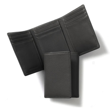 Trifold Leather Wallet with Minimalist Elegance in Every Detail