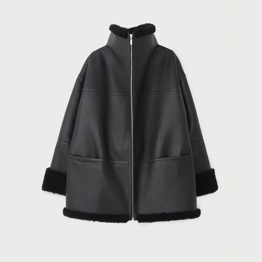 B3- RAF Aviator styled Shearling Sheepskin Leather Jacket